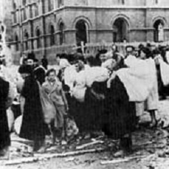 L’anéantissement des Juifs de Drohobycz en Galicie.