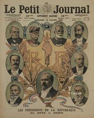 Liste des présidents de la  Troisième République