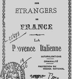 De l’envahissement des étrangers en France (1903)