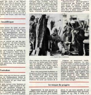 1972 – Le charme discret des traditions afghanes 