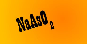 Image illustrant l'article NaAsO2 de Clio Texte