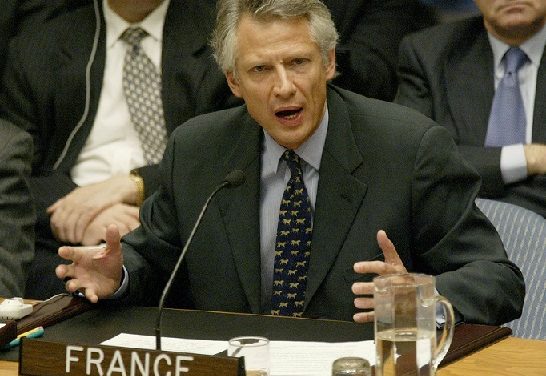 Discours de D. de Villepin au conseil de sécurité de l’ONU 14 février 2003