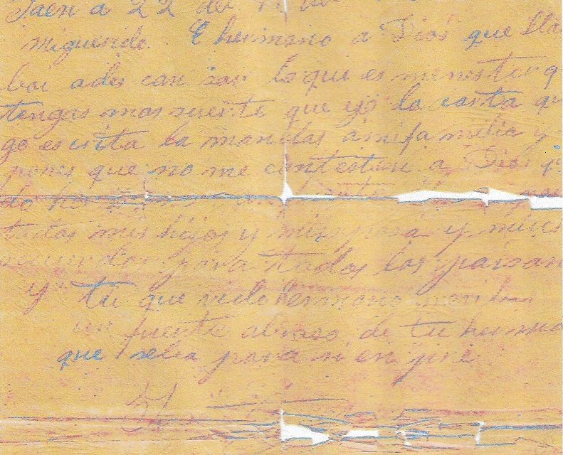 Répression franquiste : lettre d’un condamné à mort – 1939