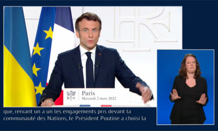 Adresse aux Français du présiident Macron 3 mars 2022