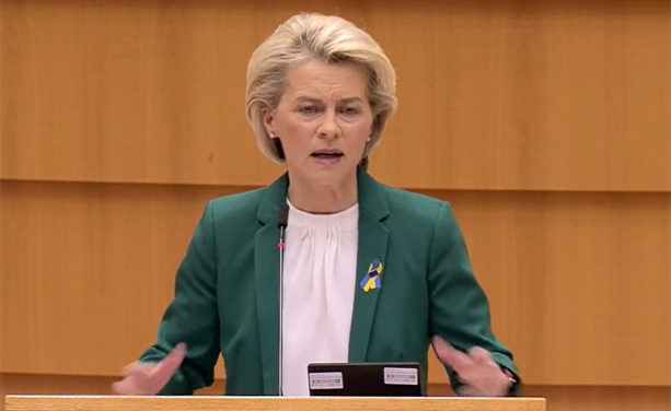 Discours de la présidente Ursula von der Leyen à la plénière du Parlement européen – 1er mars 2022