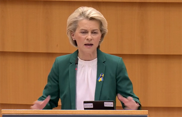 Discours de la présidente Ursula von der Leyen à la plénière du Parlement européen – 1er mars 2022