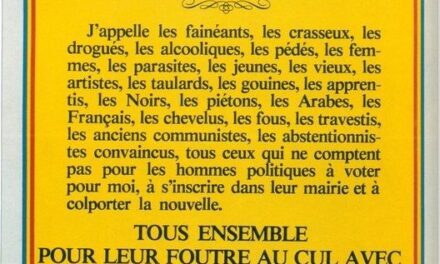 Image illustrant l'article affiche-coluche de Clio Texte