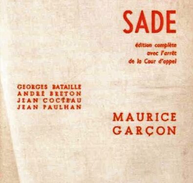 L’affaire Sade et la question de la liberté de publier -1956