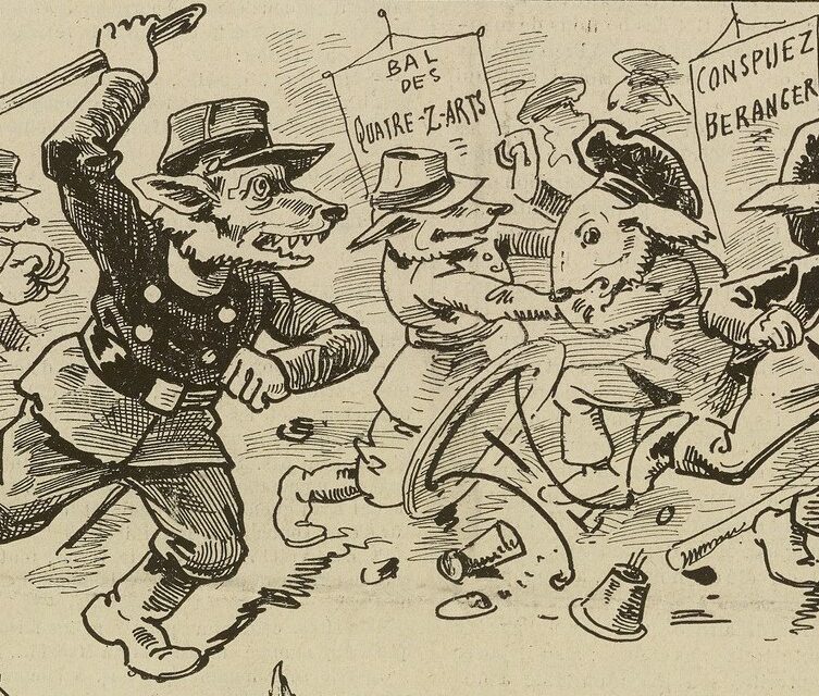 Manifestation étudiante et violences policières au Quartier Latin – 1893