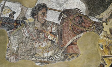 Image illustrant l'article Alexandre le Grand. Maison du Faune, Pompéi, détail de la mosaïque. de Clio Texte