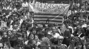 Manifestation contre ETA - Barcelone 21 juin 1987