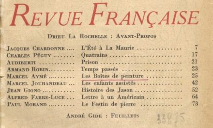 Image illustrant l'article nouvelle revue francaise de Clio Texte