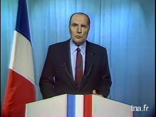 Mitterrand annonce la cohabitation – mars 1986
