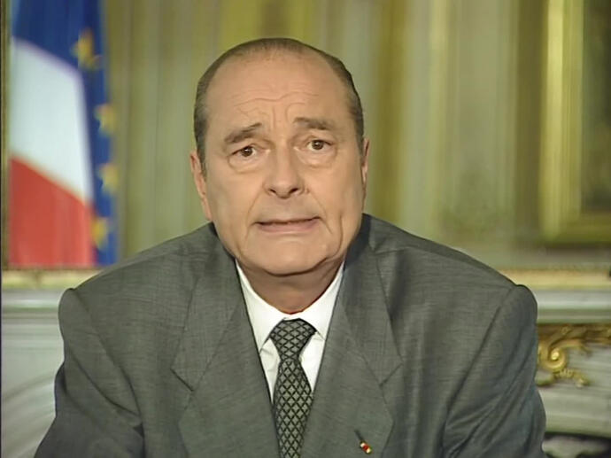Jacques Chirac annonce la dissolution de l’Assemblée nationale – 21 avril 1997