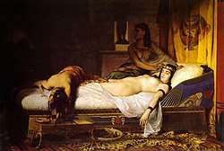 La mort de Cléopâtre: le récit de Dion Cassius