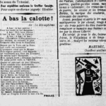 À bas la calotte ! chanson anticléricale – 1928