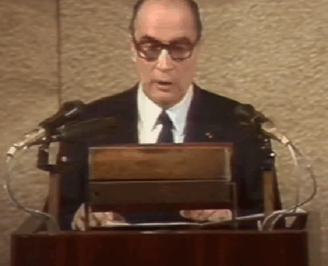 Mitterrand en Israël : discours à la Knesset- 4 mars 1982