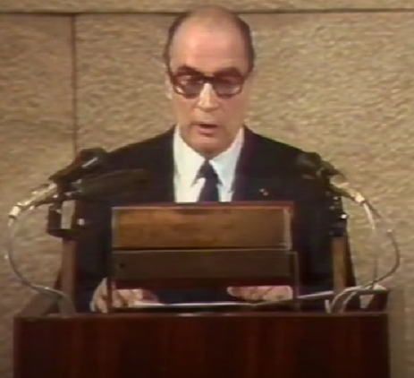 Mitterrand en Israël : discours à la Knesset- 4 mars 1982