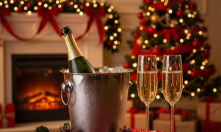 art servir champagne