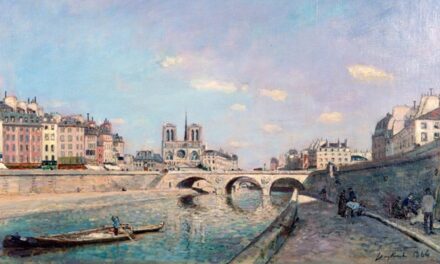 La Seine et Notre dame 1864 Johann Barthold Jongkind