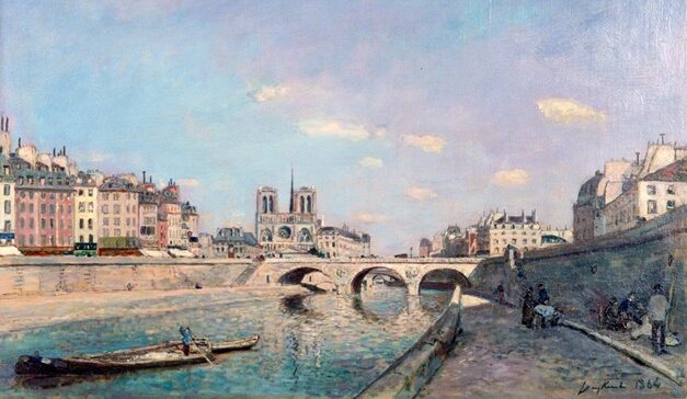 Les pêcheurs du bord de Seine -1941