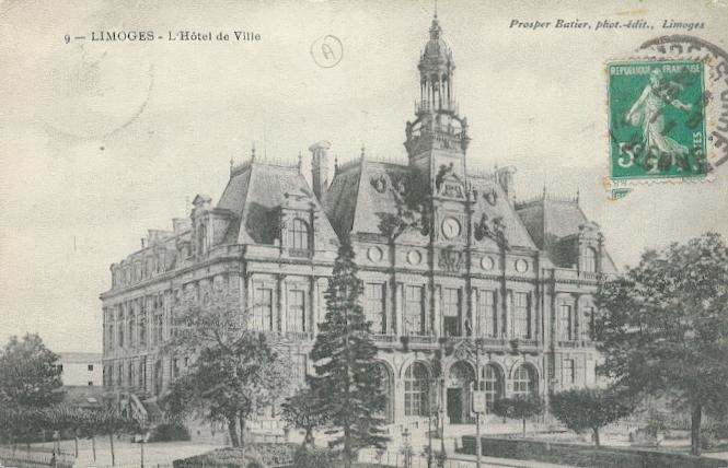 Une brève histoire de la mairie de Limoges – 1882