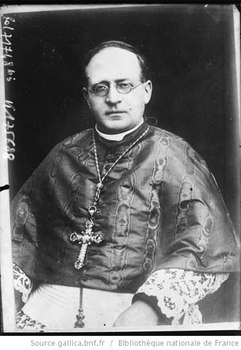 Cardinal [Achille] Ratti [portrait du futur pape Pie XI lié à son éléction au conclave du 6 février 1922] : [photographie de presse] / [Agence Rol]