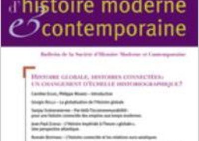 Revue d'histoire moderne et contemporaine, n°54-4bis, 2007.